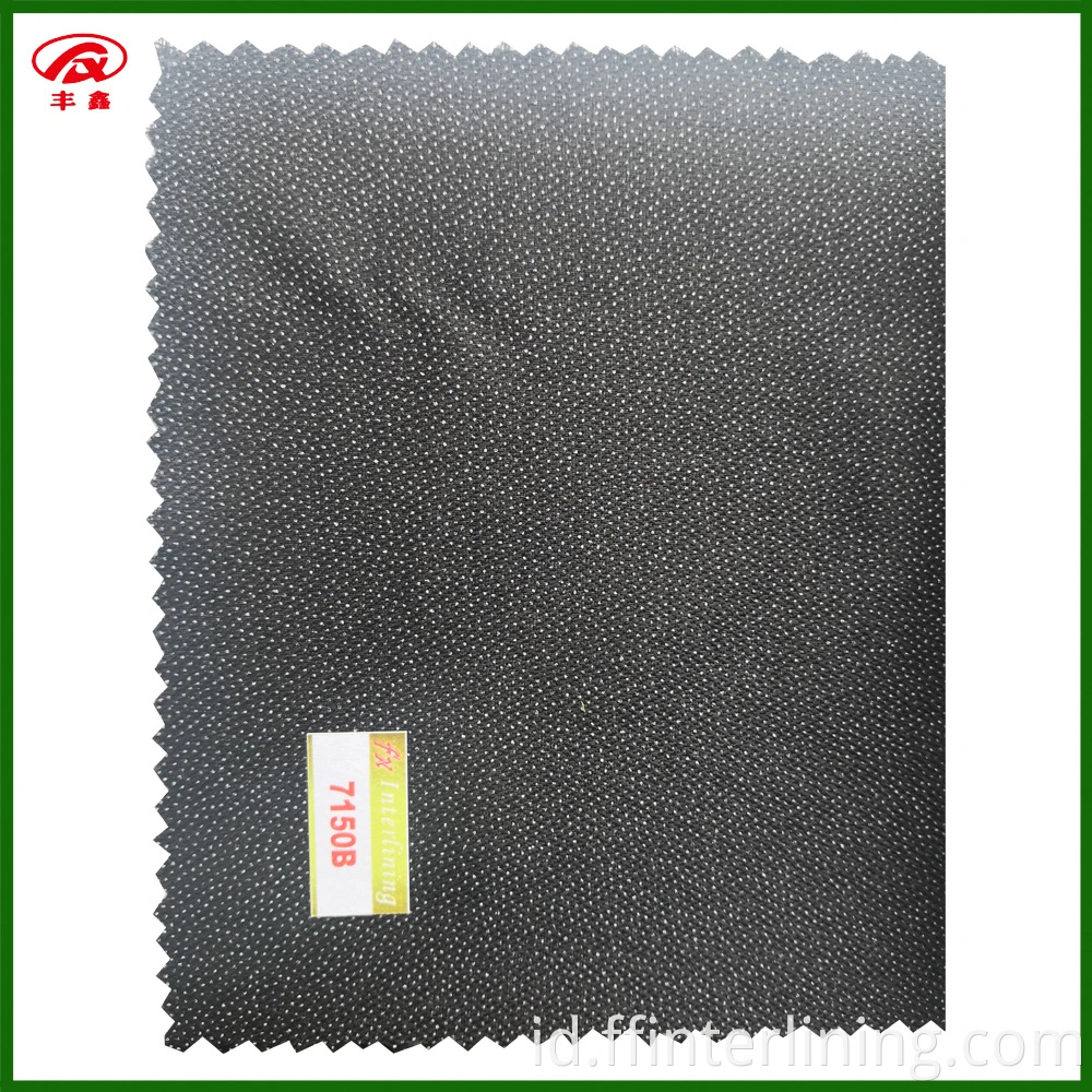 Clearance Sale Twill Weave Woven Fusible Interlining Fabric untuk Garment